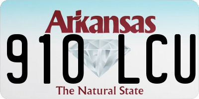 AR license plate 910LCU