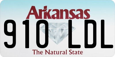 AR license plate 910LDL