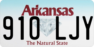 AR license plate 910LJY