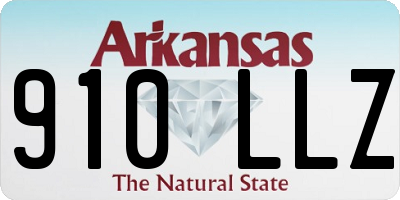 AR license plate 910LLZ