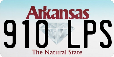 AR license plate 910LPS