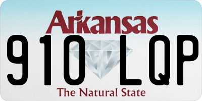 AR license plate 910LQP