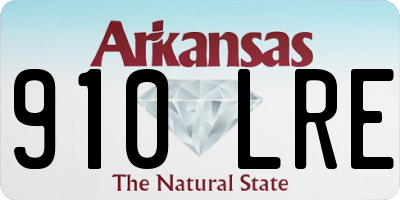AR license plate 910LRE