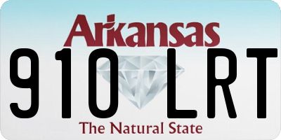 AR license plate 910LRT