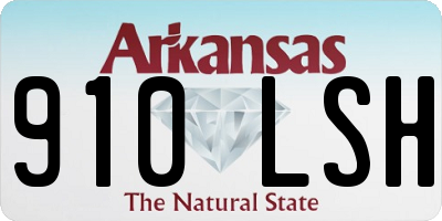 AR license plate 910LSH