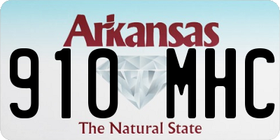 AR license plate 910MHC