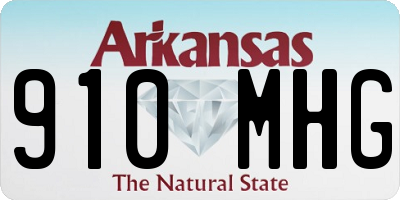 AR license plate 910MHG