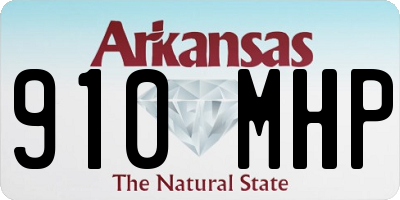 AR license plate 910MHP