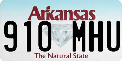 AR license plate 910MHU