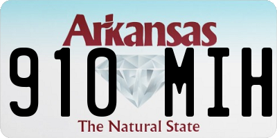 AR license plate 910MIH