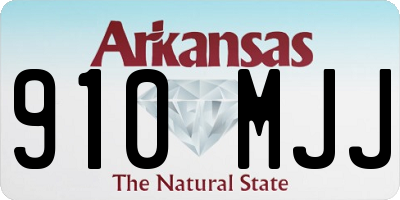 AR license plate 910MJJ