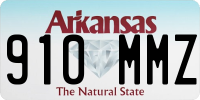 AR license plate 910MMZ