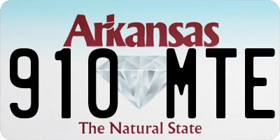 AR license plate 910MTE