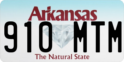 AR license plate 910MTM