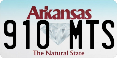 AR license plate 910MTS