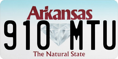 AR license plate 910MTU