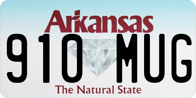 AR license plate 910MUG