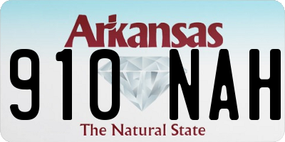 AR license plate 910NAH