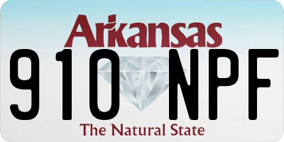 AR license plate 910NPF