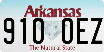 AR license plate 910OEZ