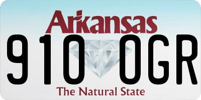 AR license plate 910OGR