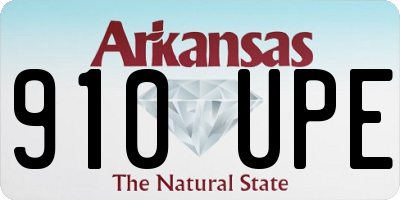 AR license plate 910UPE