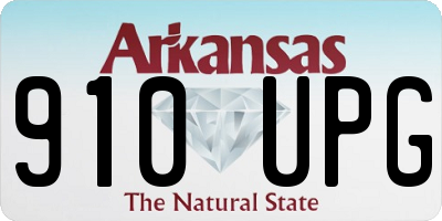 AR license plate 910UPG