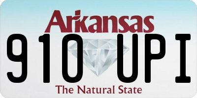 AR license plate 910UPI