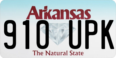 AR license plate 910UPK