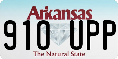 AR license plate 910UPP