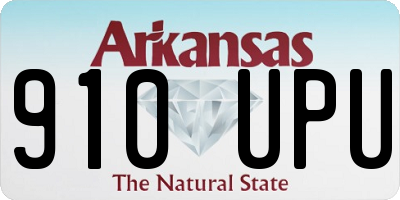 AR license plate 910UPU