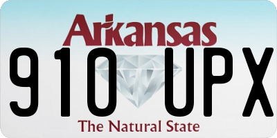 AR license plate 910UPX