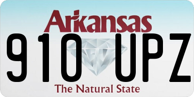 AR license plate 910UPZ