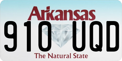 AR license plate 910UQD