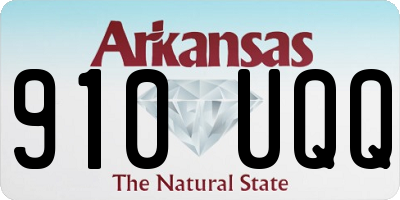 AR license plate 910UQQ