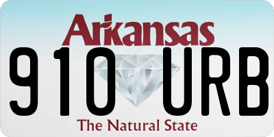 AR license plate 910URB
