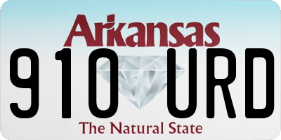 AR license plate 910URD