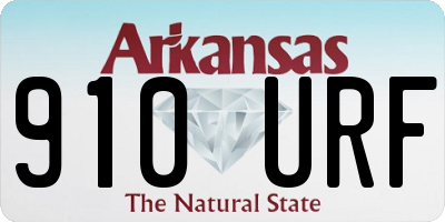 AR license plate 910URF