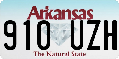 AR license plate 910UZH