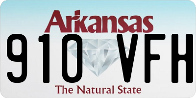 AR license plate 910VFH