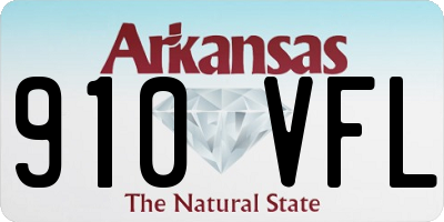 AR license plate 910VFL