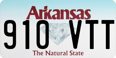 AR license plate 910VTT