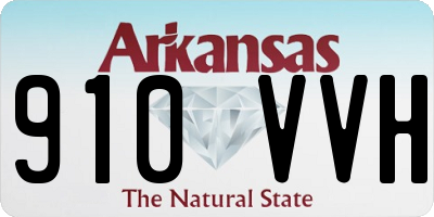AR license plate 910VVH