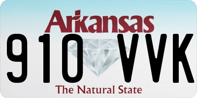 AR license plate 910VVK
