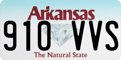 AR license plate 910VVS