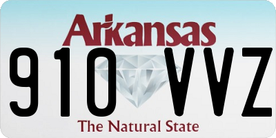 AR license plate 910VVZ