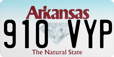 AR license plate 910VYP