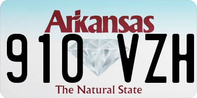 AR license plate 910VZH