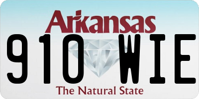 AR license plate 910WIE