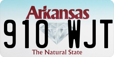 AR license plate 910WJT